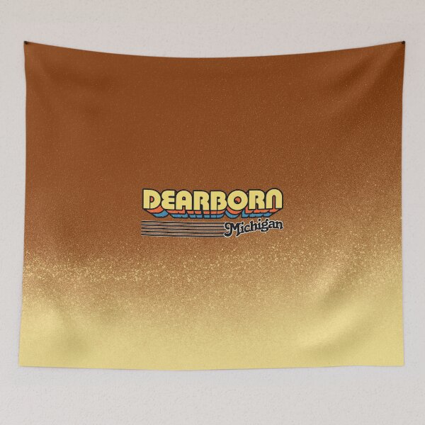 Item preview, Dearborn, Michigan | Retro Stripes designed and sold by retroready.