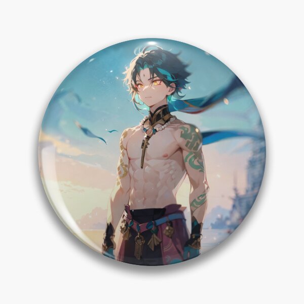 Item preview, Xiao Shirtless - Genshin Impact designed and sold by SingingOkami.