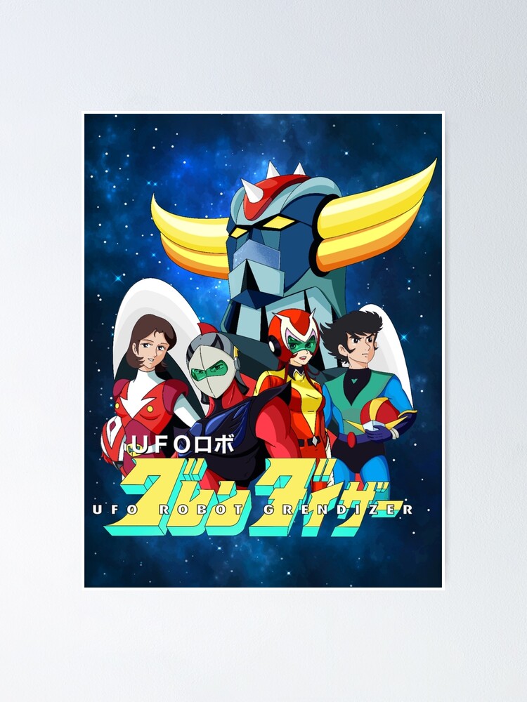 REPRO AFFICHE TOILE Poster 3D Figurine Photo Goldorak Manga Grendizer