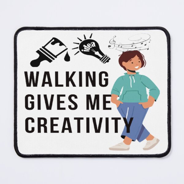 Item preview, Walking Gives Me Creativity designed and sold by surprise-to-me.