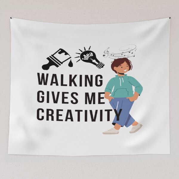 Item preview, Walking Gives Me Creativity designed and sold by surprise-to-me.