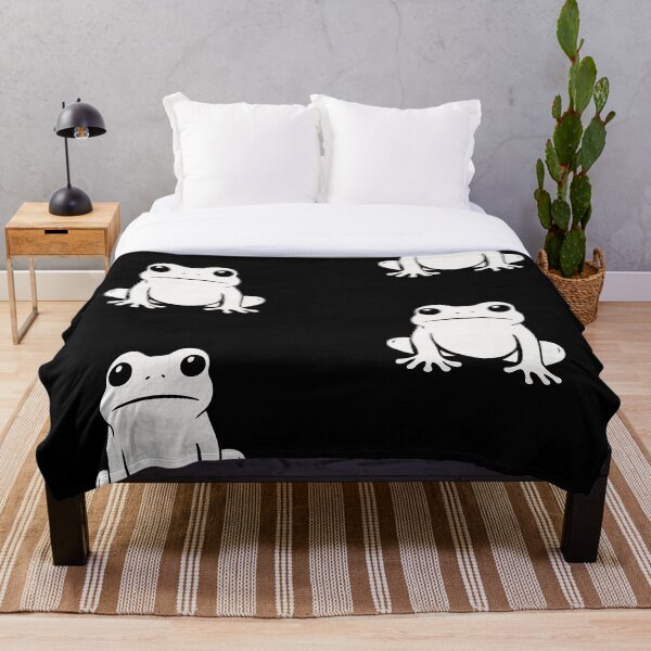 Item preview, Black and White Manga Frog designed and sold by RibbitFans101.