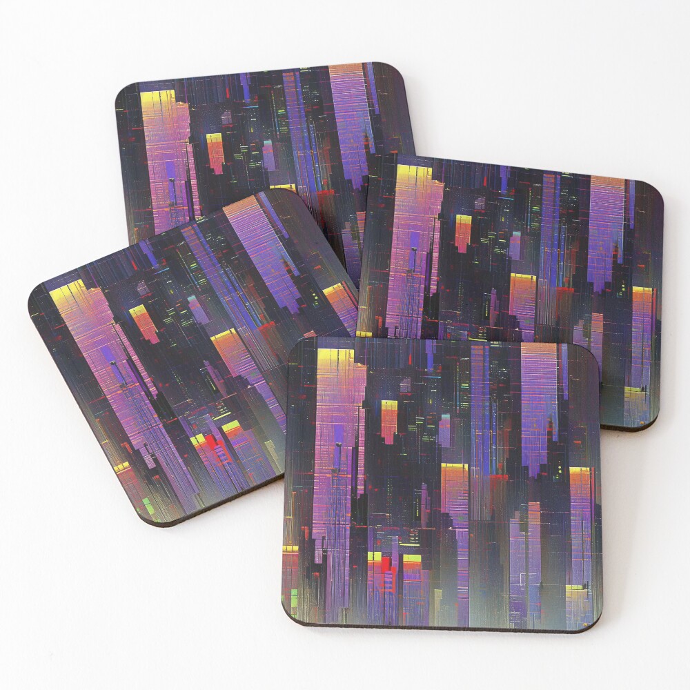 Item preview, Coasters (Set of 4) designed and sold by ARTificialNsite.