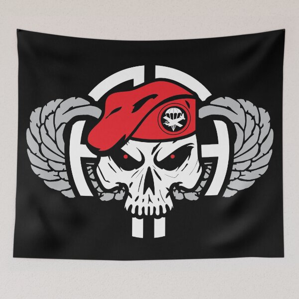 Item preview, AA Airborne Skull designed and sold by baggss.
