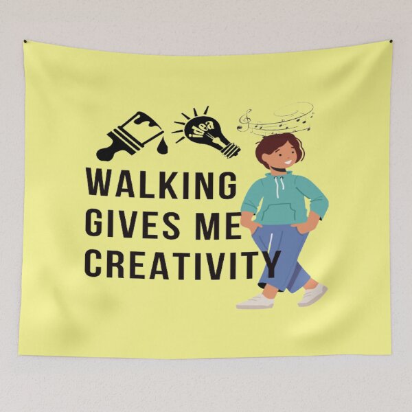 Item preview, Walking Gives Me Creativity designed and sold by surprise-to-me.