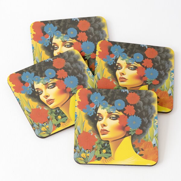 Item preview, Futuristic Girl in a Suit and Flowers designed and sold by Je-we.
