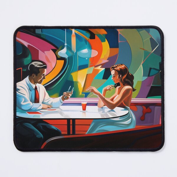 Item preview, Abstract 1980's diner date designed and sold by schamsyy.