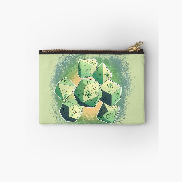 Item preview, Floral Green Dice Set designed and sold by WhisperingDusk.