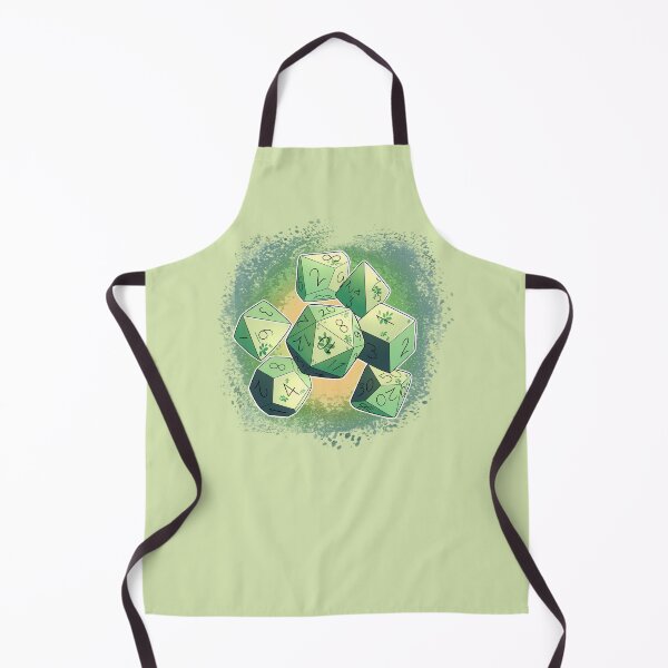 Item preview, Floral Green Dice Set designed and sold by WhisperingDusk.