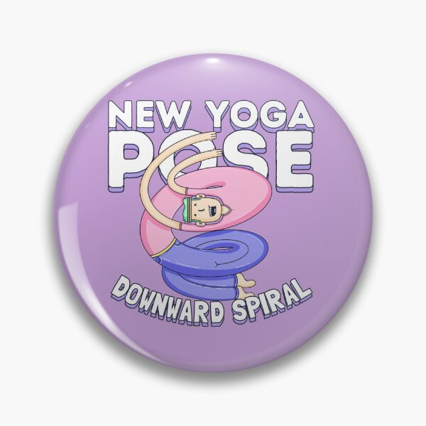 Item preview, New Yoga Pose: Downward spiral designed and sold by Give Me that Pencil.