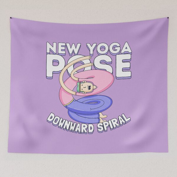 Item preview, New Yoga Pose: Downward spiral designed and sold by Give Me that Pencil.