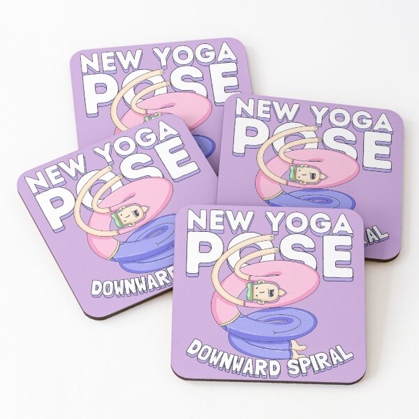 Item preview, New Yoga Pose: Downward spiral designed and sold by Give Me that Pencil.