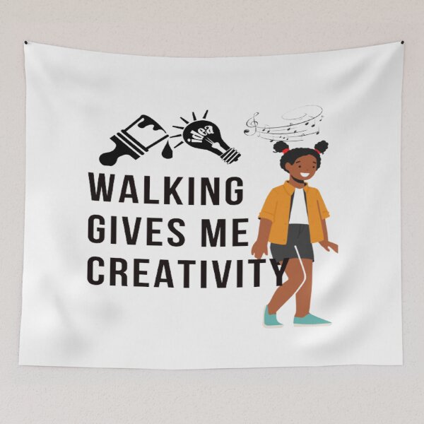 Item preview, Walking Gives Me Creativity designed and sold by surprise-to-me.