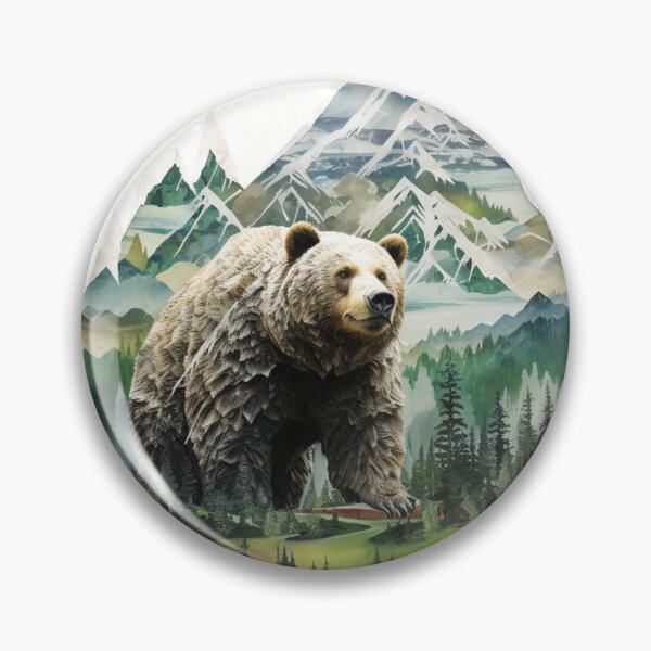 Item preview, A bear mountainscape  designed and sold by schamsyy.