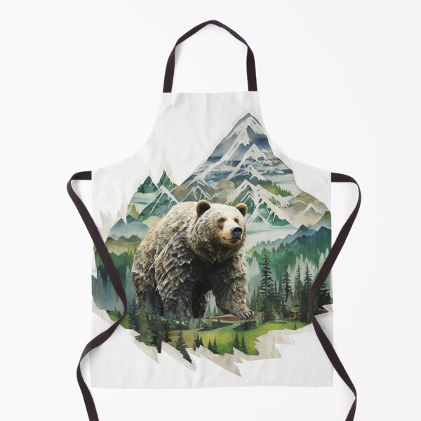 Item preview, A bear mountainscape designed and sold by schamsyy.