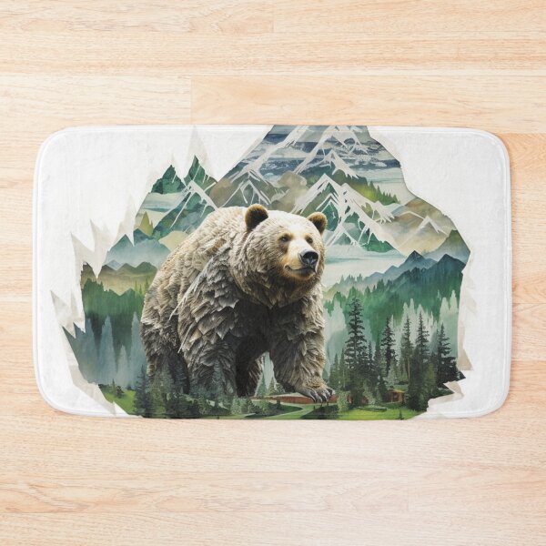 Item preview, A bear mountainscape  designed and sold by schamsyy.