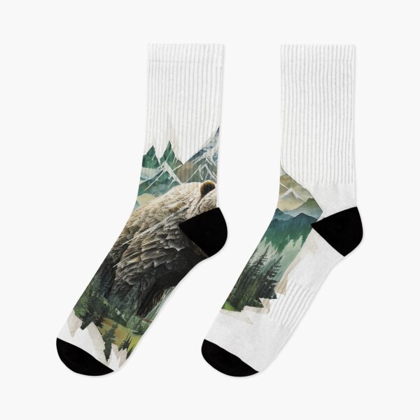 Item preview, A bear mountainscape  designed and sold by schamsyy.