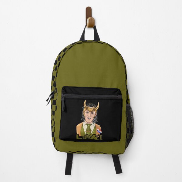 Item preview, Loki pop art checkerd check black and green designed and sold by Illustrate-uk.