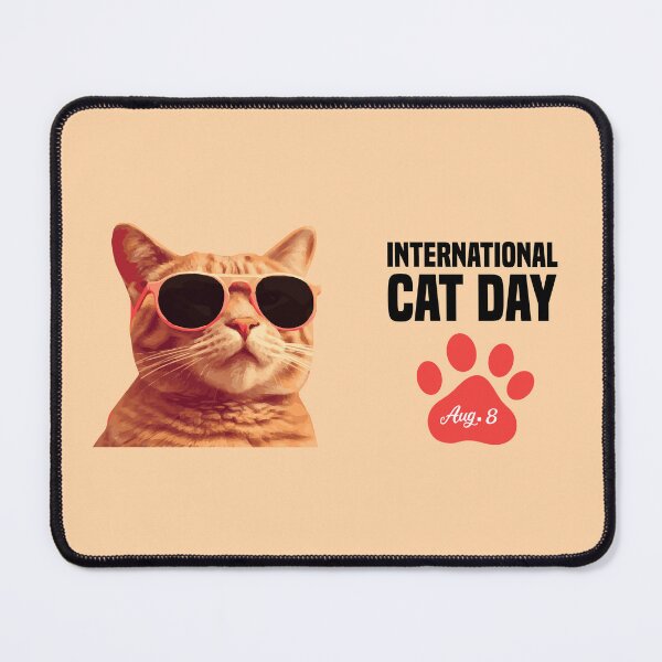 Item preview, 8 Aug. International Cat Day designed and sold by challengecafe.