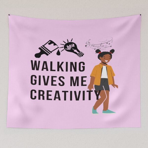 Item preview, Walking Gives Me Creativity designed and sold by surprise-to-me.