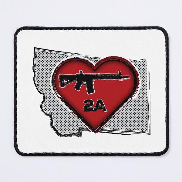 Item preview, Second Amendment Montana Silhouette designed and sold by kaantrehreeuhn.