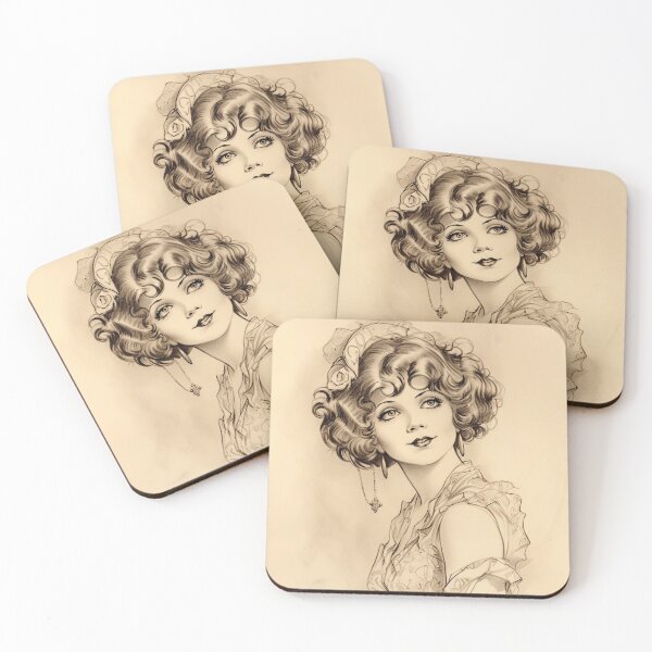 Item preview, Clara bow drawing designed and sold by ComicsFactory.