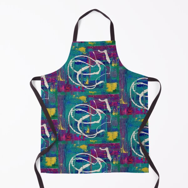Item preview, Glitch, Teal, blue, pink & yellow abstract painting  designed and sold by IICents.