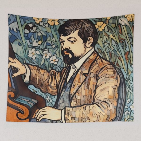 Item preview, Claude Debussy musician designed and sold by ComicsFactory.