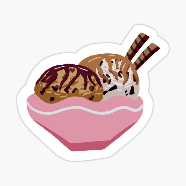 Item preview, Cookie Dough & Cookies n Cream Ice Cream Bowl designed and sold by thepawbones.