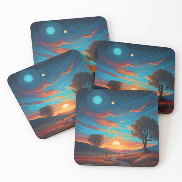 Item preview, Sunset over the Meadow designed and sold by Design-Illusi0n.