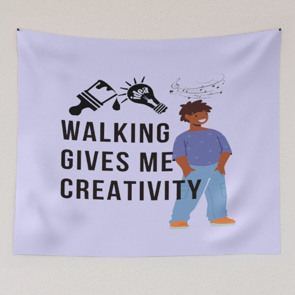 Item preview, Walking Gives Me Creativity designed and sold by surprise-to-me.