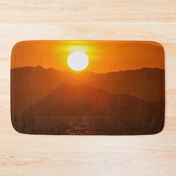 Item preview, Sun setting at sunset behind Tiburon Island in the Kino Sea and Punta Chueca Sonora Mexico designed and sold by photo1979.