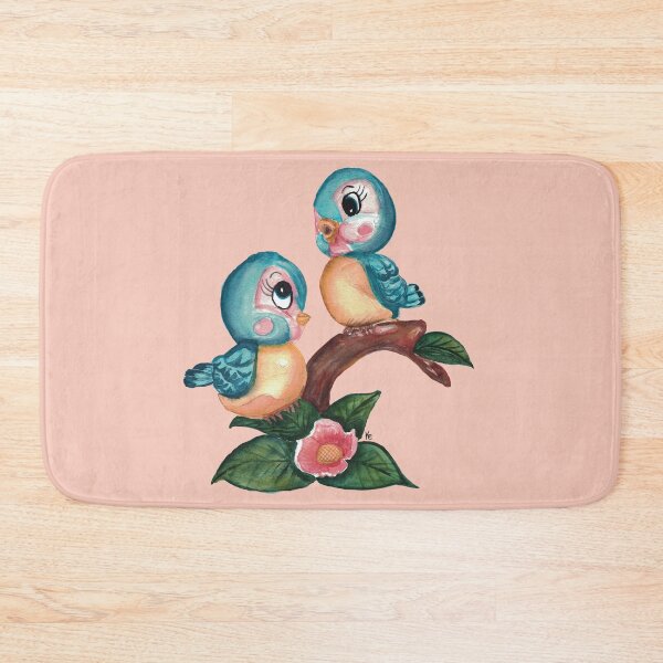 Item preview, Vintage Bluebirds on a branch designed and sold by The kitschy Citrus.