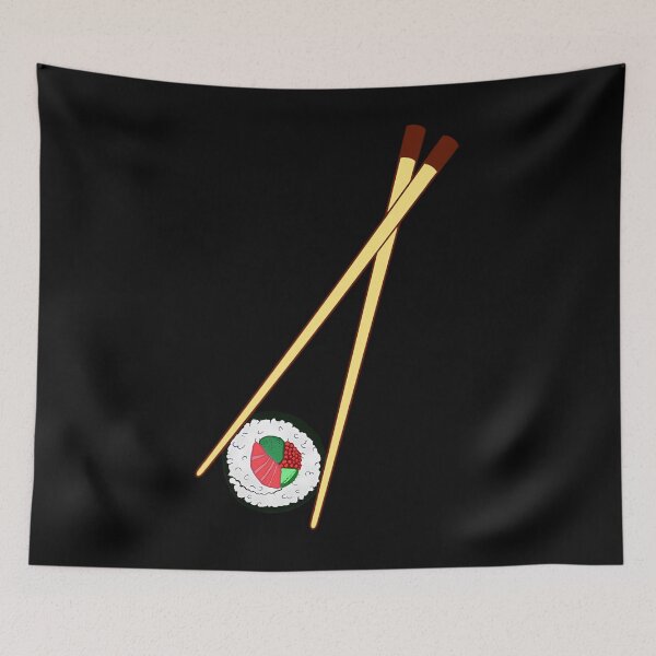 Item preview, Chopsticks With Sushi Roll  	 designed and sold by fbombpbquem87.