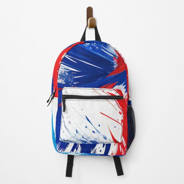 Item preview, Abstract Art - Blue, Red and White designed and sold by Art Intelligence.