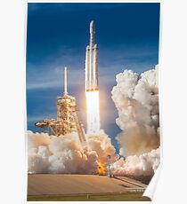 SpaceX Falcon Heavy Liftoff (8K resolution) Poster