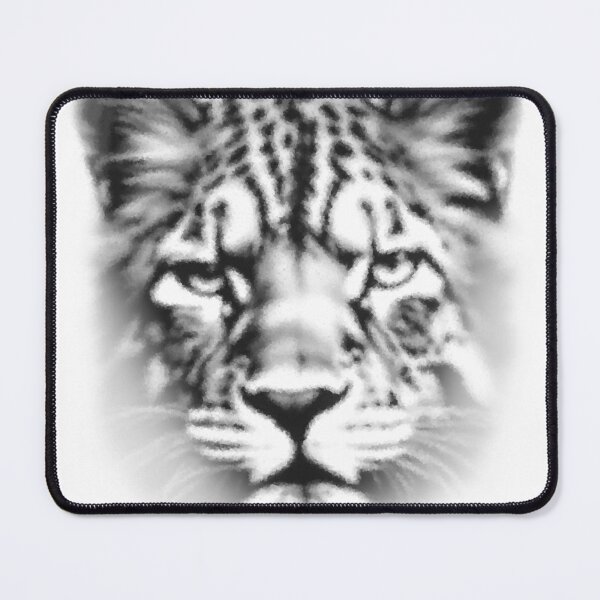 Item preview, black and white lion aug 01 2023 tileartwork designed and sold by tileartwork.