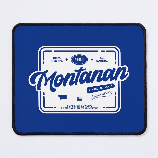 Item preview, Authentic Montanan Fun and Cool Montana Resident Vintage Print designed and sold by semisoberme.