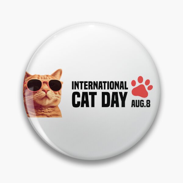 Artikelvorschau, 8. Aug. Internationaler Katzentag entworfen und verkauft von challengecafe.
