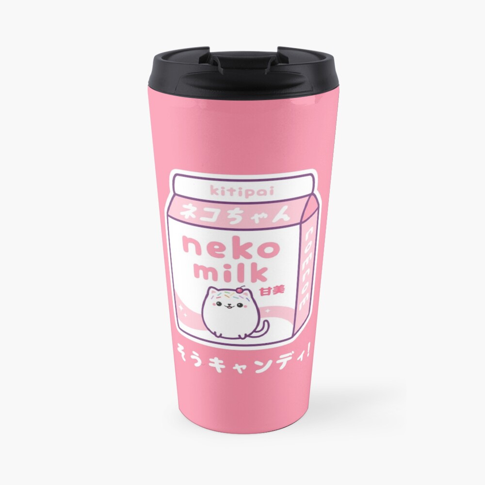 Japanese Cat Milk Travel Mug
