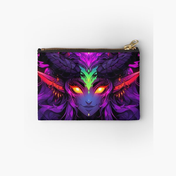 Item preview, Flaming Purple Anime Demon designed and sold by bubblegoth.