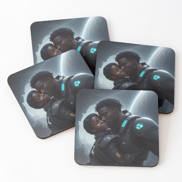 Item preview, Futuristic African Couple designed and sold by labbydoc.