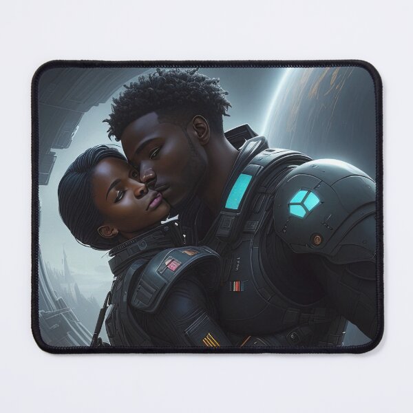 Item preview, Futuristic African Couple designed and sold by labbydoc.