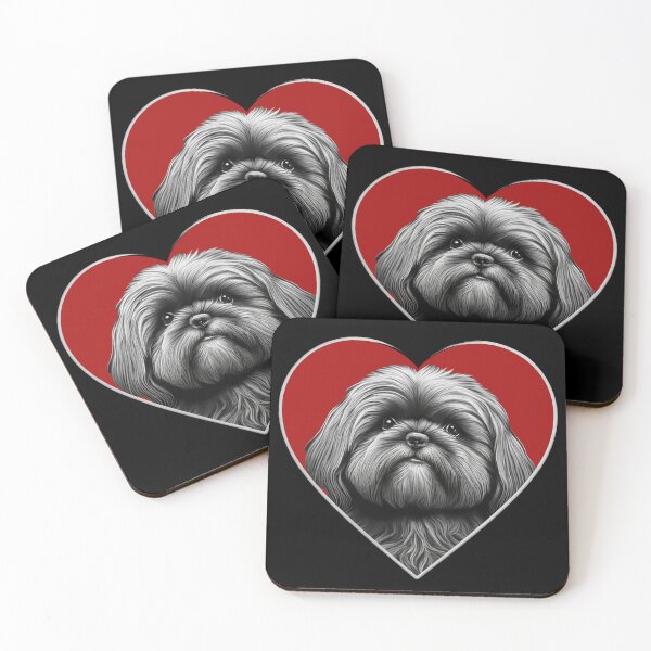 Item preview, Lhasa Apso Puppy Love designed and sold by SparkleBrush.