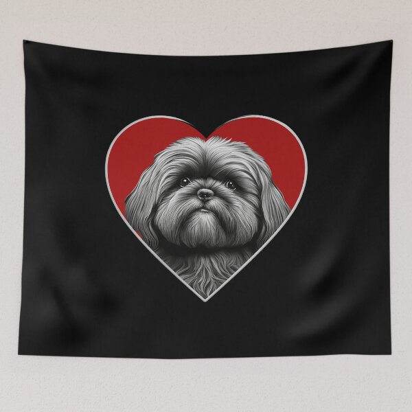 Item preview, Lhasa Apso Puppy Love designed and sold by SparkleBrush.