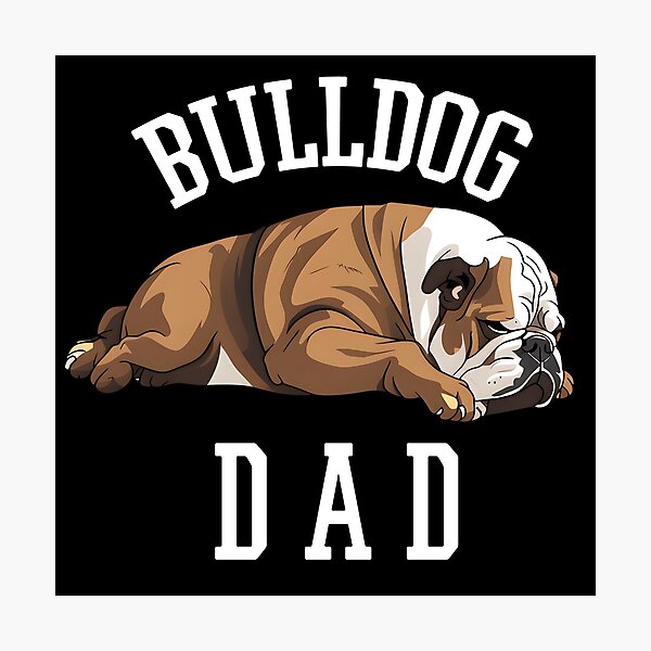 Artikel-Vorschau von Die faule englische Bulldogge – Bulldoggen-Vater, designt und verkauft von Studio-Pixel.