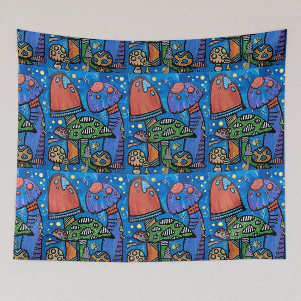 Item preview, Fairy Shroom Garden designed and sold by CreativeDazeArt.