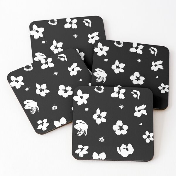 Item preview, Black and White Cherry Blossoms Pattern designed and sold by Mary Nitz.