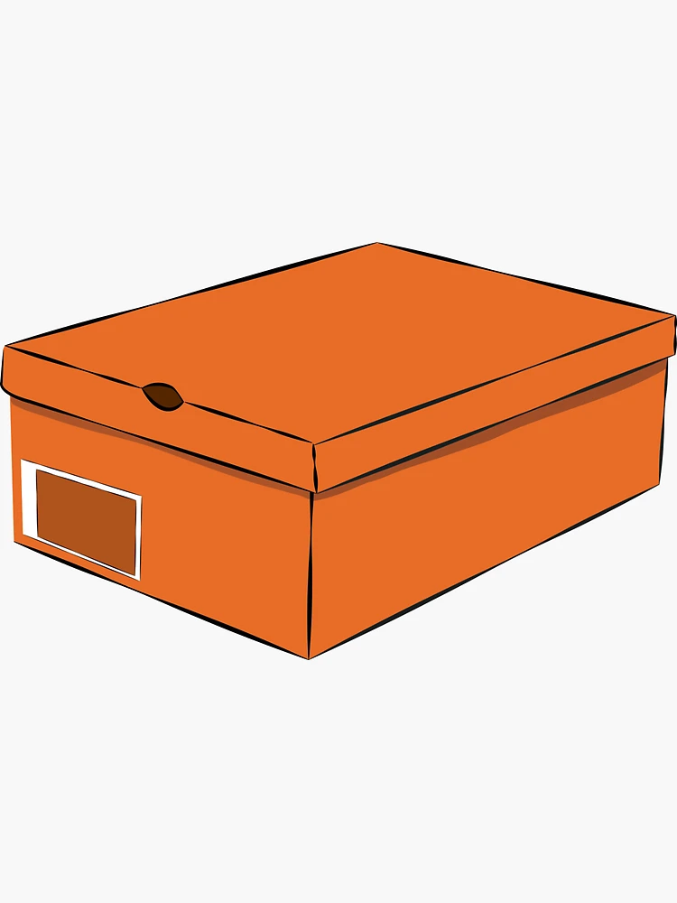 トイガン orange shoe box 5Pcs Orange Cardboard Shoe Boxes Gift Package Carton Box