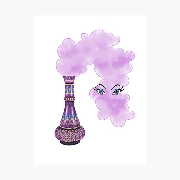 I Dream of Jeannie - Jeannie Bottle with smoke and eyes